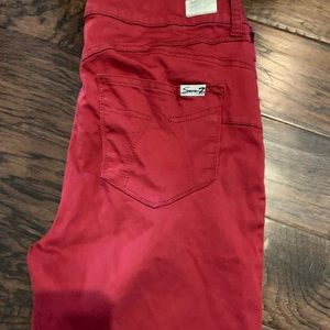 Woman’s 12 Seven7 Rust High Wasted Skinny Jeans